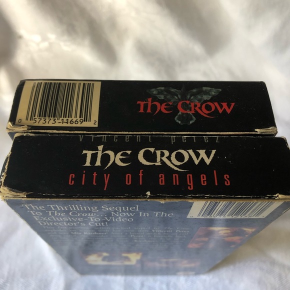 The Crow 1993 & 2 City Of Angels 1996 VHS Video 1993 Brandon Lee  Miramax - Picture 7 of 15